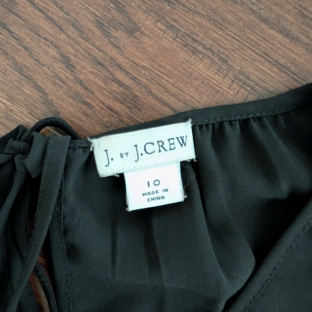 J.Crew Classic Black Blouse